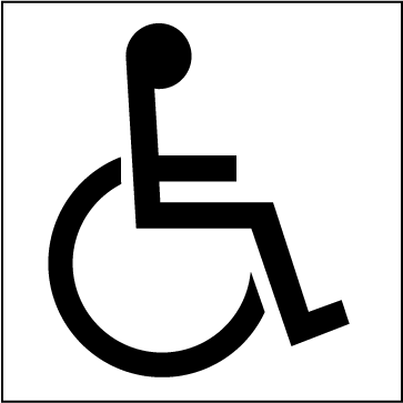 Wheelchair accessible entrances and washroom